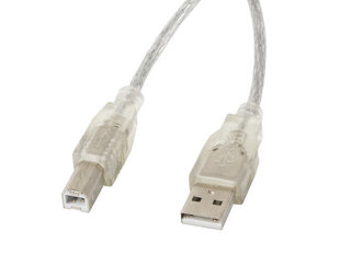 Tulostinkaapeli Lanberg USB-A(M)->USB-B(M) 2.0, 1.8m. hinta ja tiedot | Kaapelit ja adapterit | hobbyhall.fi
