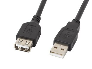 Lanberg USB 2.0 AM-AF, 0,7 m hinta ja tiedot | Kaapelit ja adapterit | hobbyhall.fi