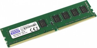 GoodRam DDR4, 4GB, 2400MHz, CL17 (GR2400D464L17S/4G) hinta ja tiedot | Good Ram Tietokoneet ja pelaaminen | hobbyhall.fi