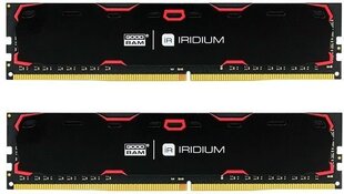 GoodRam IRDM DDR4 2x4GB, 2400MHz, CL17 (IR-2400D464L17S/8GDC) hinta ja tiedot | Muisti (RAM) | hobbyhall.fi
