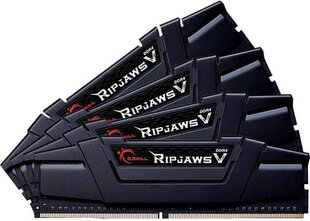 G.Skill Ripjaws V DDR4, 4x16GB, 3200MHz, CL15 (F4-3200C16Q-64GVK) hinta ja tiedot | Muisti (RAM) | hobbyhall.fi