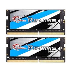 G.Skill Ripjaws DDR4 SODIMM 2x8GB 2400MHz CL16 (F4-2400C16D-16GRS) hinta ja tiedot | G.Skill Tietokoneet ja pelaaminen | hobbyhall.fi