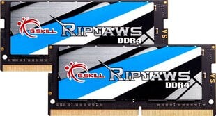 G.Skill Ripjaws DDR4 SODIMM 2x8GB 2400MHz CL16 (F4-2400C16D-16GRS) hinta ja tiedot | Muisti (RAM) | hobbyhall.fi