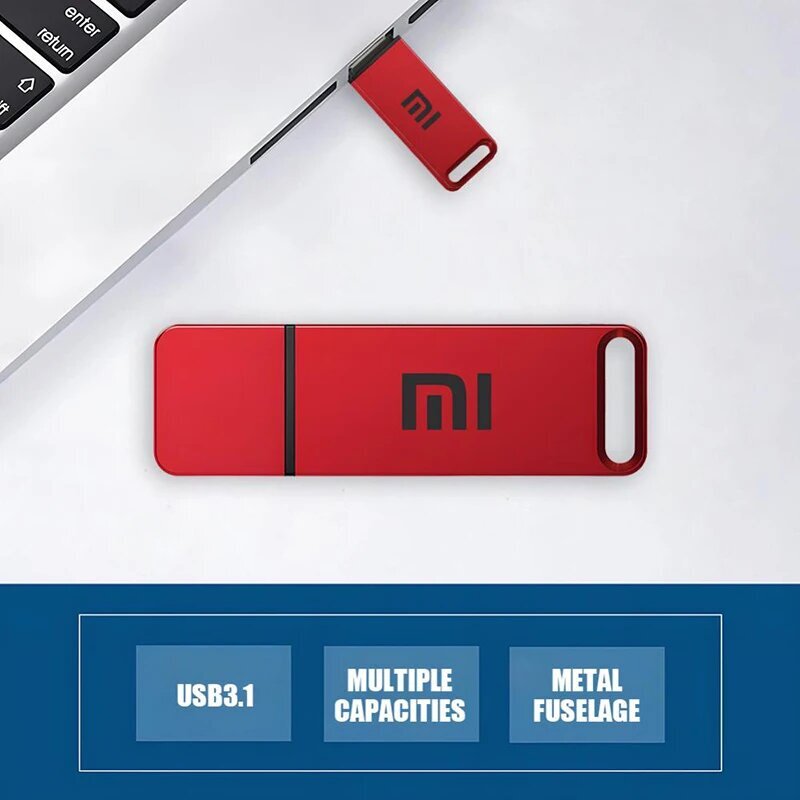 Xiaomi USB3.1 -muistitikku - Korkea nopeus ja vedenkestävä - 256 Gt hinta ja tiedot | Muistitikut | hobbyhall.fi