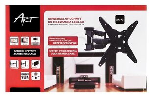 Mount ART AR-73 (Tilting; 19" - 55"; max. 35kg) hinta ja tiedot | TV-seinätelineet | hobbyhall.fi
