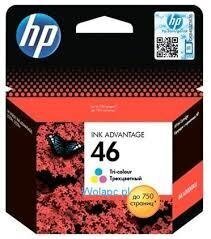 HP Inc. - No 46 Tri-color CZ638AE hinta ja tiedot | Mustekasetit | hobbyhall.fi