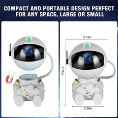 Galaxy Astronaut Star Projector - Musta B hinta ja tiedot | Projektorit | hobbyhall.fi