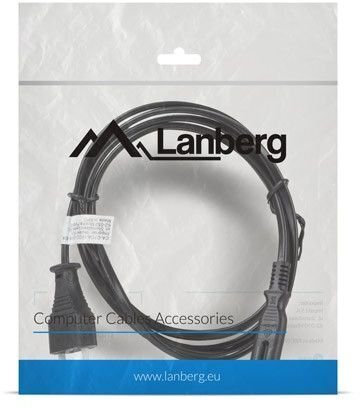 Lanberg CA-EUEU-10CC-0018-BK hinta ja tiedot | Kaapelit ja adapterit | hobbyhall.fi