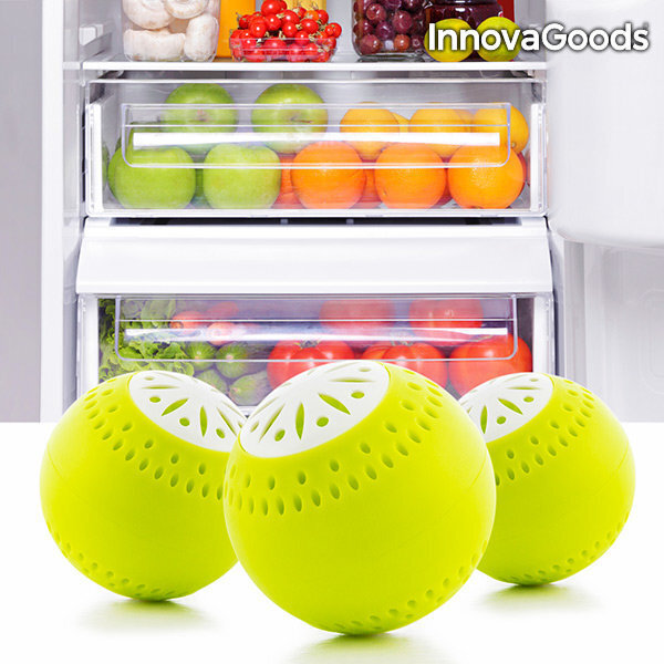 InnovaGoods virkistäviä jääkaappipalloja, 3 kpl. hinta ja tiedot | Puhdistusaineet | hobbyhall.fi
