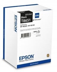 Epson-mustepatruuna T8651, musta hinta ja tiedot | Mustekasetit | hobbyhall.fi