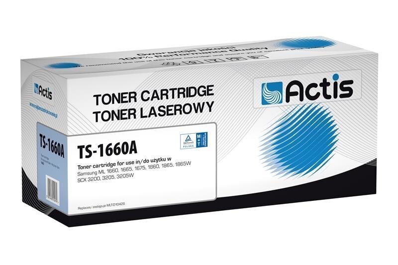 Actis TS1660A Mustekasetti (Samsung MLTD1042S; 1500 arkkia; musta) hinta ja tiedot | Laserkasetit | hobbyhall.fi