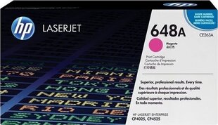 HP No.648A (CE263A), magenta kasetti hinta ja tiedot | Laserkasetit | hobbyhall.fi