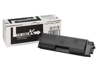 Mustekasetti Kyocera TK580 (1T02KT0NL0), musta hinta ja tiedot | Laserkasetit | hobbyhall.fi