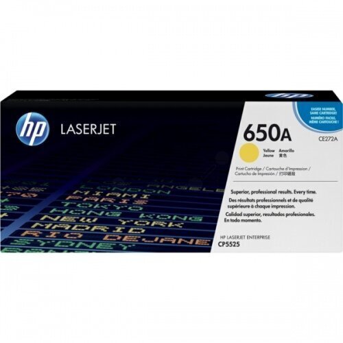 hp alkuperäinen väriaine ce272a, keltainen, 15000p, hp 650a, hp laserjet cp552525n, cp5525dn, cp5525xh, o hinta ja tiedot | Laserkasetit | hobbyhall.fi