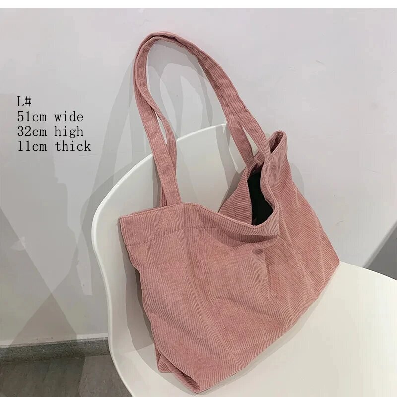 Corduroy Tote - 2024 Uusi Paksunnus B 21255 hinta ja tiedot | Naisten laukut | hobbyhall.fi