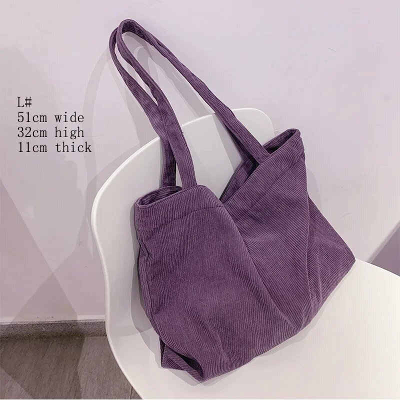 Corduroy Tote - 2024 Uusi Paksunnus B 21255 hinta ja tiedot | Naisten laukut | hobbyhall.fi