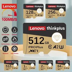 Lenovo Micro TF/SD -luokan 10 muistikortti - 256GB hinta ja tiedot | Kameran muistikortit | hobbyhall.fi