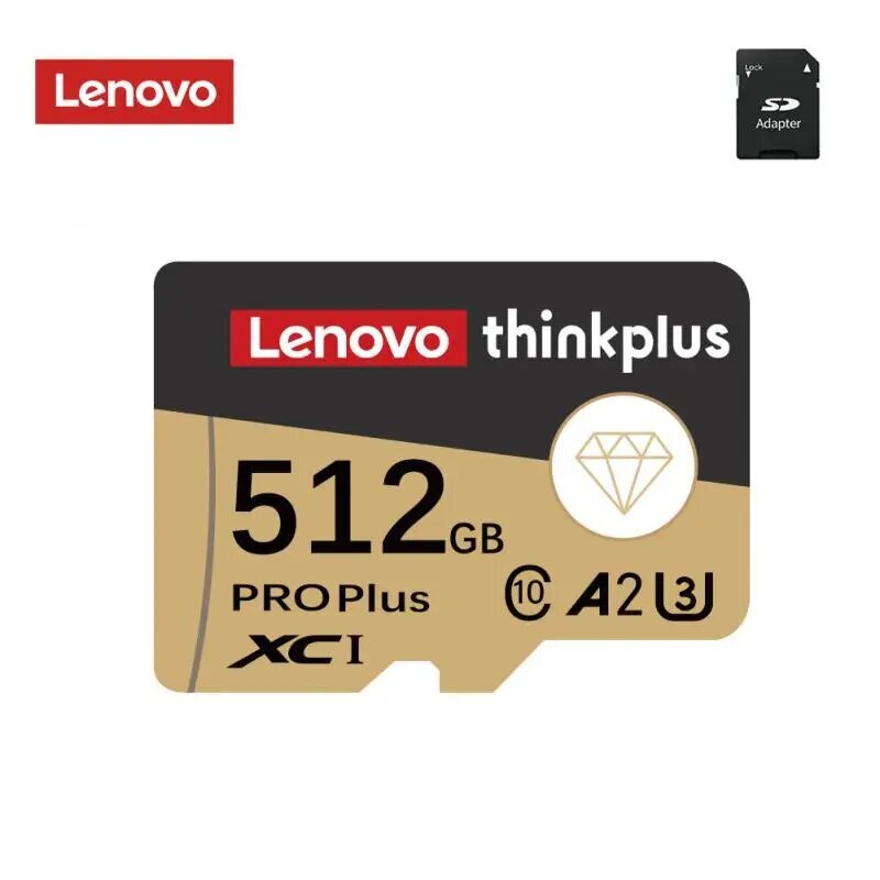 Lenovo Micro TF/SD-kortti - Luokan 10 muistikortti - 1TB hinta ja tiedot | Kameran muistikortit | hobbyhall.fi