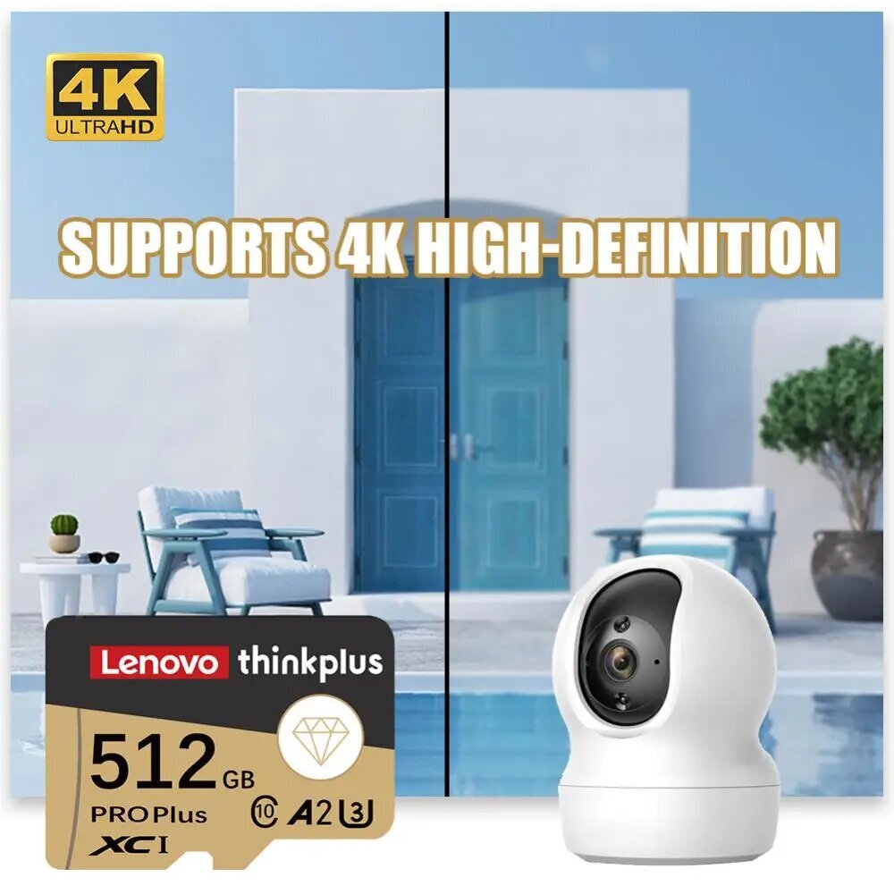 Lenovo Micro TF/SD-kortti - Luokan 10 muistikortti - 1TB hinta ja tiedot | Kameran muistikortit | hobbyhall.fi