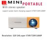 Päivitetty YG300 Mini LED-projektori - 1000 lumenia, HDMI-yhteensopiva - Keltainen, EU-liitin hinta ja tiedot | Projektorit | hobbyhall.fi