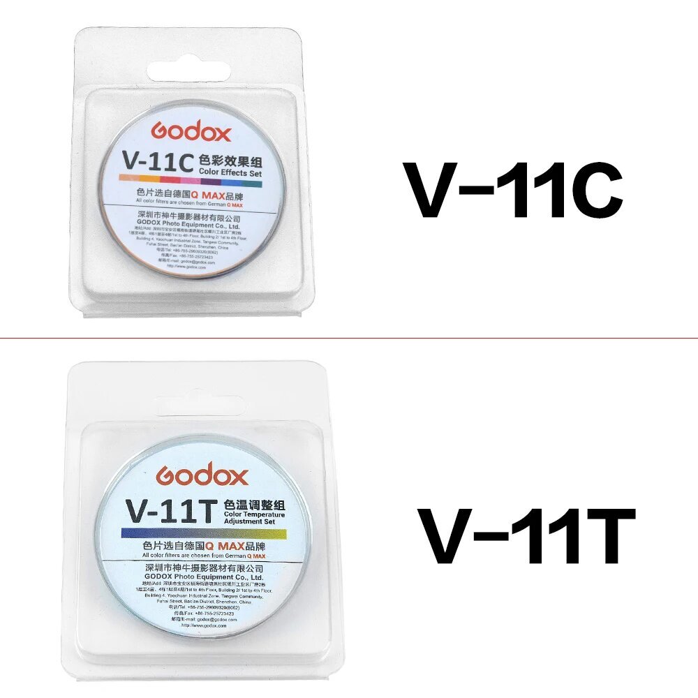 Godox AK-R16 hajottajalevy ja värisuodatinsetti V1-salamalle - V-11T hinta ja tiedot | Kameran suotimet | hobbyhall.fi