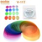 Godox AK-R16 Diffuser Plate & Color Gel Set for V1 Flash - V-11C V-11T hinta ja tiedot | Kameran suotimet | hobbyhall.fi