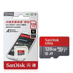 Sandisk TF microSD Class 10 UHS-1 muistikortti - 256GB hinta ja tiedot | Kameran muistikortit | hobbyhall.fi