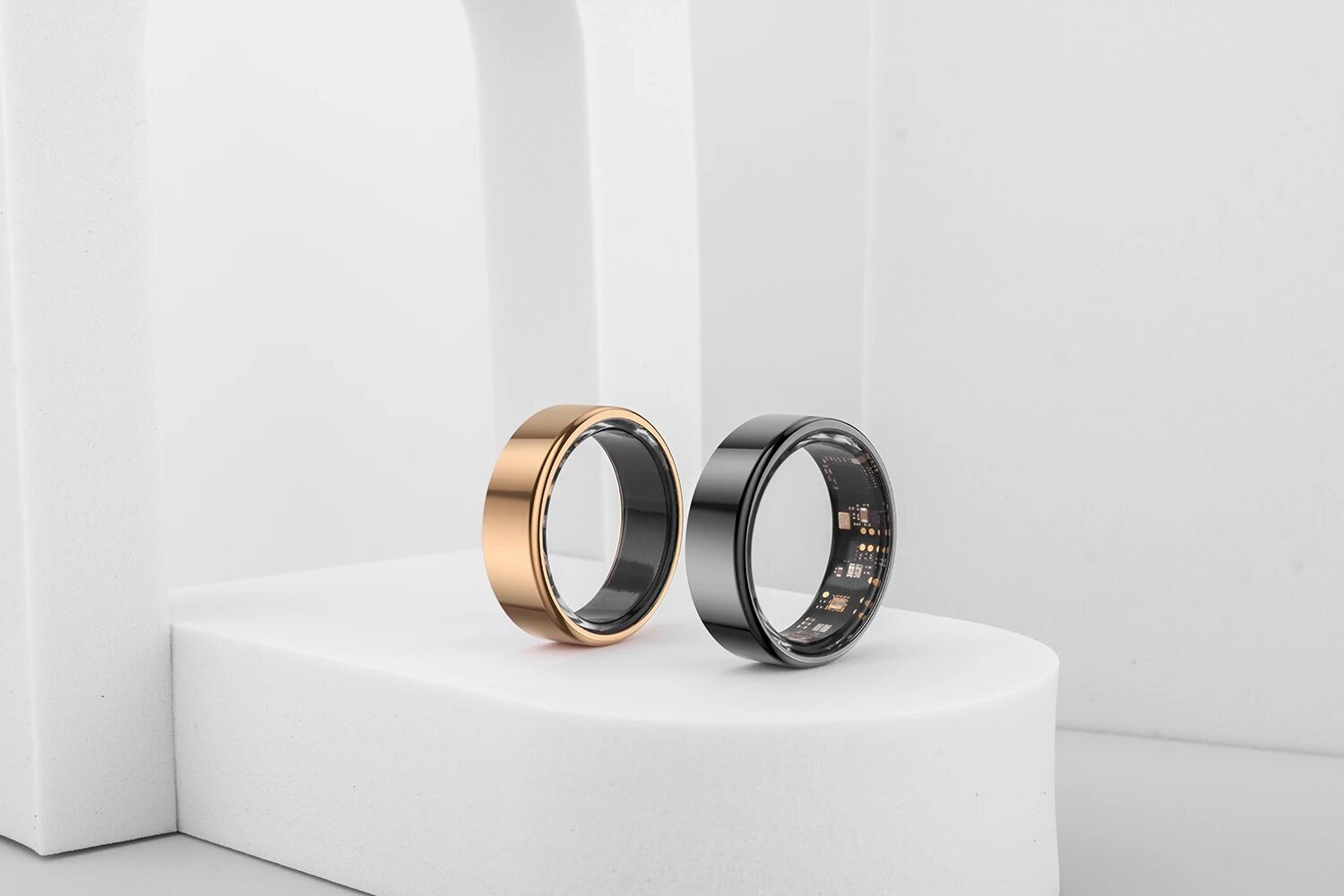 Titanium Steel Smart Ring - Terveysvalvonta, vedenkestävä, monilajitilat - musta, 10 hinta ja tiedot | Aktiivisuusrannekkeet | hobbyhall.fi