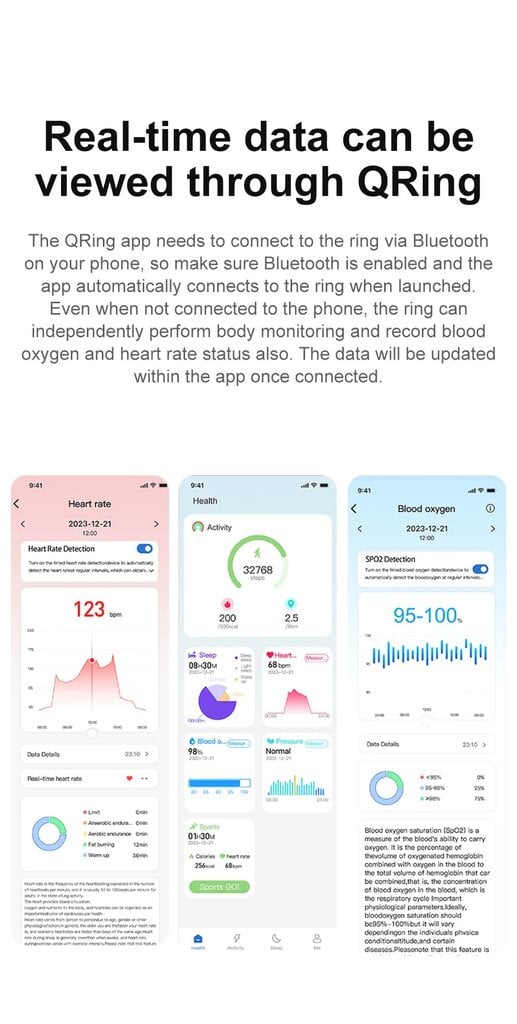 Titanium Steel Smart -sormus - terveystarkkailu, vedenkestävä, moniliikuntatilat - musta, 11 hinta ja tiedot | Aktiivisuusrannekkeet | hobbyhall.fi