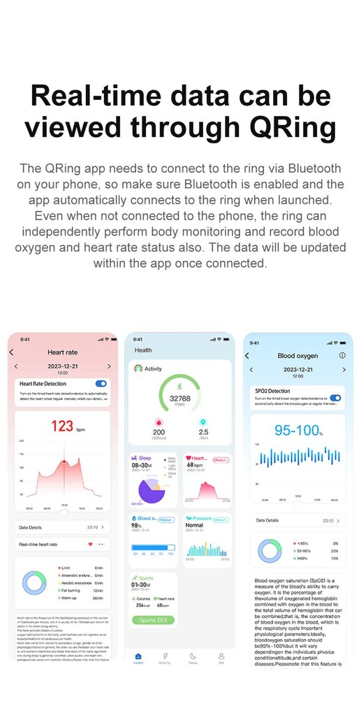 Titanium Steel Smart -sormus - Terveystarkkailu, vedenkestävä, moniliikuntatilat - Hopea, 12 hinta ja tiedot | Aktiivisuusrannekkeet | hobbyhall.fi