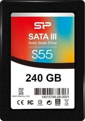 Silicon Power S55 240GB SATA3 (SP240GBSS3S55S25) hinta ja tiedot | Kovalevyt | hobbyhall.fi