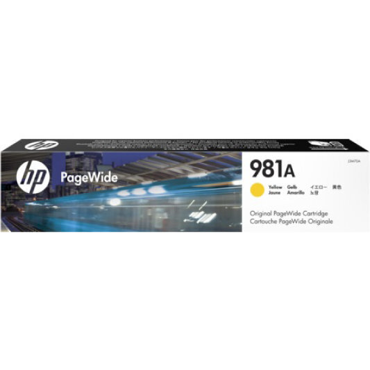 hp alkuperäinen muste j3m70a, hp 981a, keltainen, 6000p, 70 ml, hp pagewide enterprise color 556, mfp 586. hinta ja tiedot | Laserkasetit | hobbyhall.fi