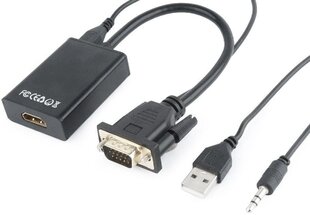 Adapteris Gembird A-VGA-HDMI-01 hinta ja tiedot | Adapterit | hobbyhall.fi