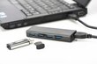 EDNET Hub 4-port USB 3.0 SuperSpeed, Power Supply, black hinta ja tiedot | Adapterit | hobbyhall.fi