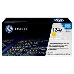 Tulostinpatruuna HP 124A (Q6002A), keltainen hinta ja tiedot | Laserkasetit | hobbyhall.fi