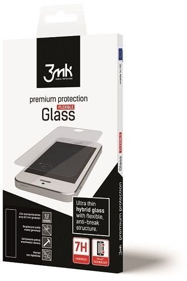 Karkaistu lasi näytönsuoja 3MK Flexible Glass iPhone X:lle kirkas hinta ja tiedot | Näytönsuojakalvot ja -lasit | hobbyhall.fi