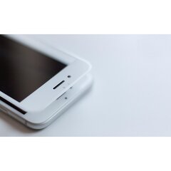 Karkaistu suojalasi 3MK HardGlass Max, sopii Apple iPhone 6S:lle, läpinäkyvä / valkoinen hinta ja tiedot | Näytönsuojakalvot ja -lasit | hobbyhall.fi