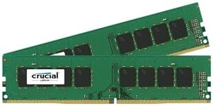 Crucial UDIMM DDR4, 2x4GB, 2400MHz, CL17 (CT2K4G4DFS824A) hinta ja tiedot | Crucial Tietokoneen komponentit | hobbyhall.fi