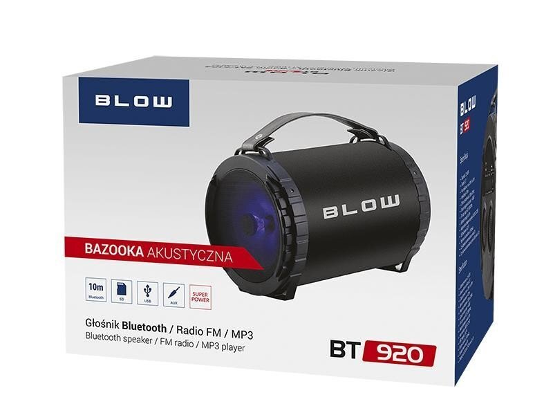 Blow BT920 Bazooka, musta hinta ja tiedot | Kaiuttimet | hobbyhall.fi