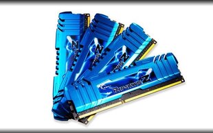 G.Skill DDR3 32GB (8GBx4) 2400MHz, CL11, RipjawsZ Quad (F3-2400C11Q-32GZM) hinta ja tiedot | G.Skill Tietokoneet ja pelaaminen | hobbyhall.fi