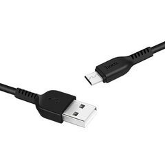 Kaapeli USB -> Mirco USB Hoco X20, 3.0m, USB B MICRO USB 2.0 kaapeli, musta hinta ja tiedot | Puhelinkaapelit | hobbyhall.fi