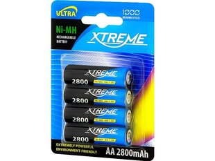 Ultra Xtreme paristo AA, 4 kpl hinta ja tiedot | Paristot | hobbyhall.fi