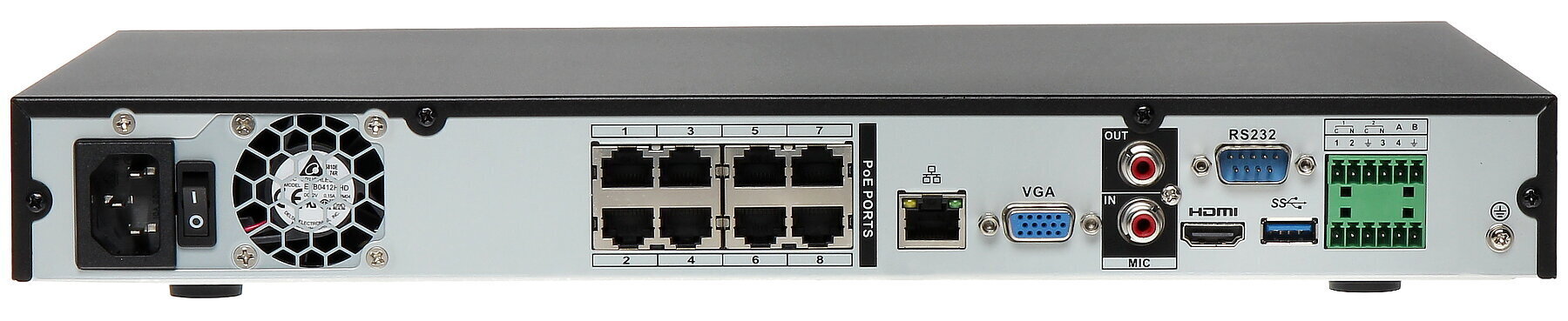 Dahua DH-NVR5208-8P-4KS2E hinta ja tiedot | Web-kamerat | hobbyhall.fi