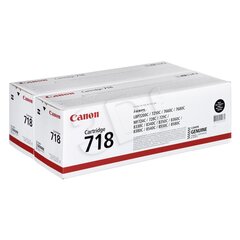 CANON CRG-718BK Toner Schwarz TwinPack hinta ja tiedot | Laserkasetit | hobbyhall.fi