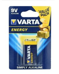 Varta paristo 9V 4122 hinta ja tiedot | Paristot | hobbyhall.fi