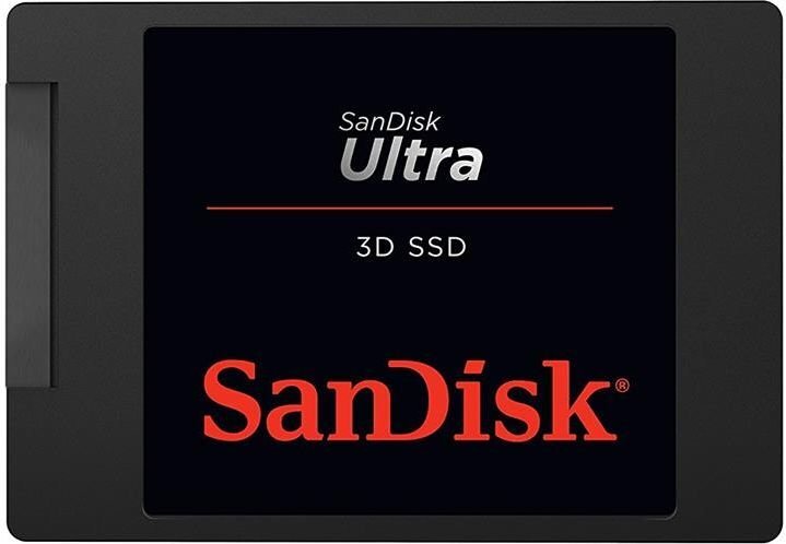 SanDisk ULTRA 3D 500GB SATA3 (SDSSDH3-500G-G25) hinta ja tiedot | Kovalevyt | hobbyhall.fi