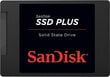 SanDisk PLUS 480GB SATA3 (SDSSDA-480G-G26) hinta ja tiedot | Kovalevyt | hobbyhall.fi