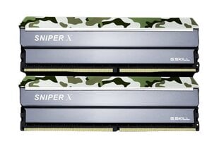 G.Skill Sniper X DDR4, 2x16GB, 3000MHz, CL16 (F4-3000C16D-32GSXFB) hinta ja tiedot | Muisti (RAM) | hobbyhall.fi