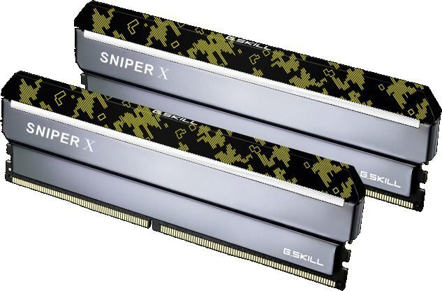 G.Skill Sniper X DDR4, 2x8GB, 3200MHz, CL16 (F4-3200C16D-16GSXKB) hinta ja tiedot | Muisti (RAM) | hobbyhall.fi