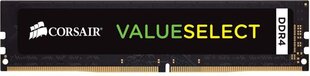 Corsair ValueSelect DDR4, 16GB, 2133MHz, CL15 (CMV16GX4M1A2133C15) hinta ja tiedot | Muisti (RAM) | hobbyhall.fi
